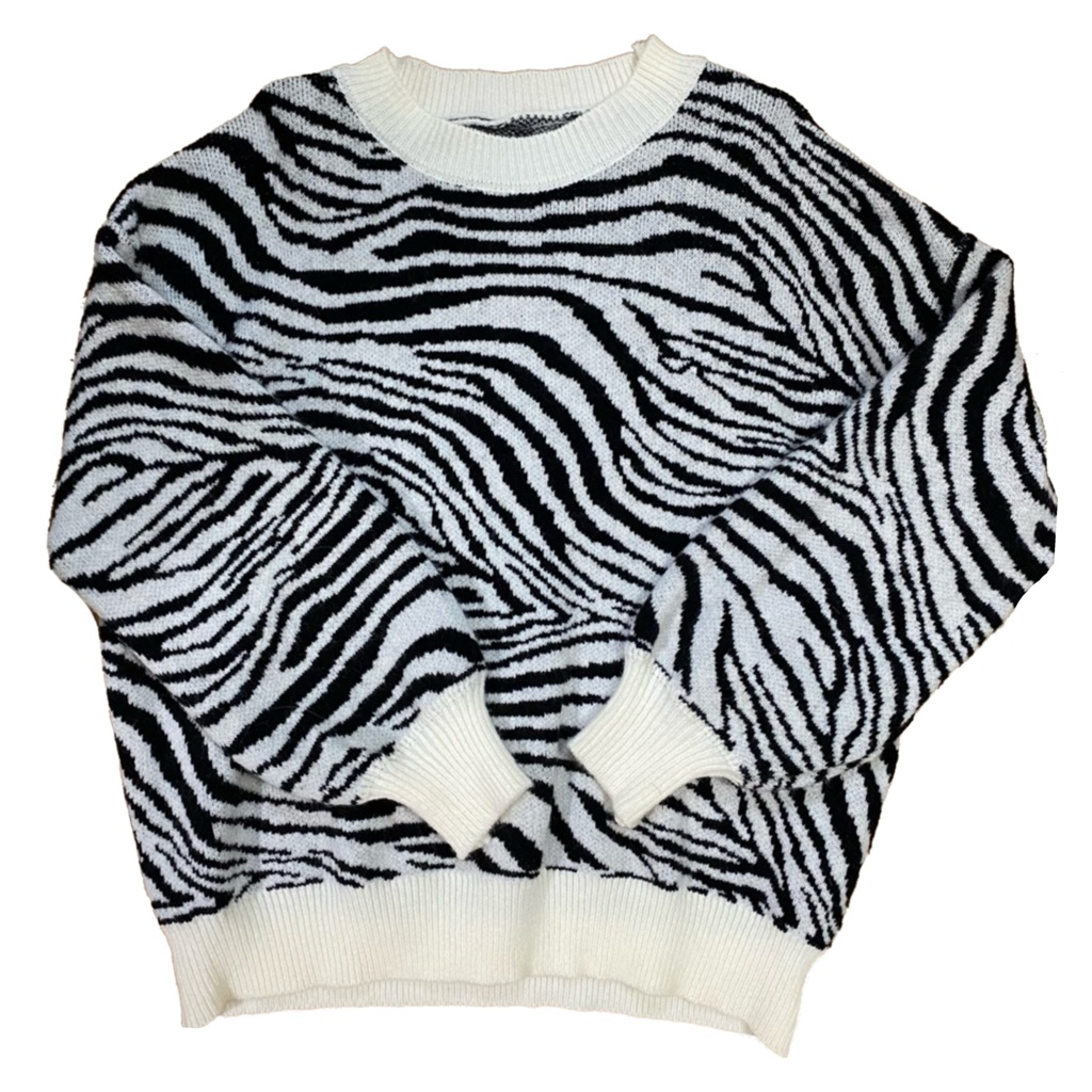 Zebra Pattern Sweater